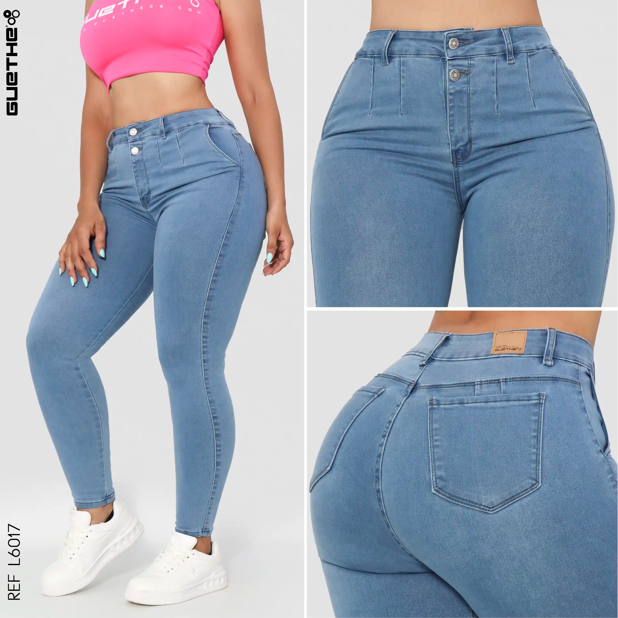 Jeans Push Up Mujer L6017