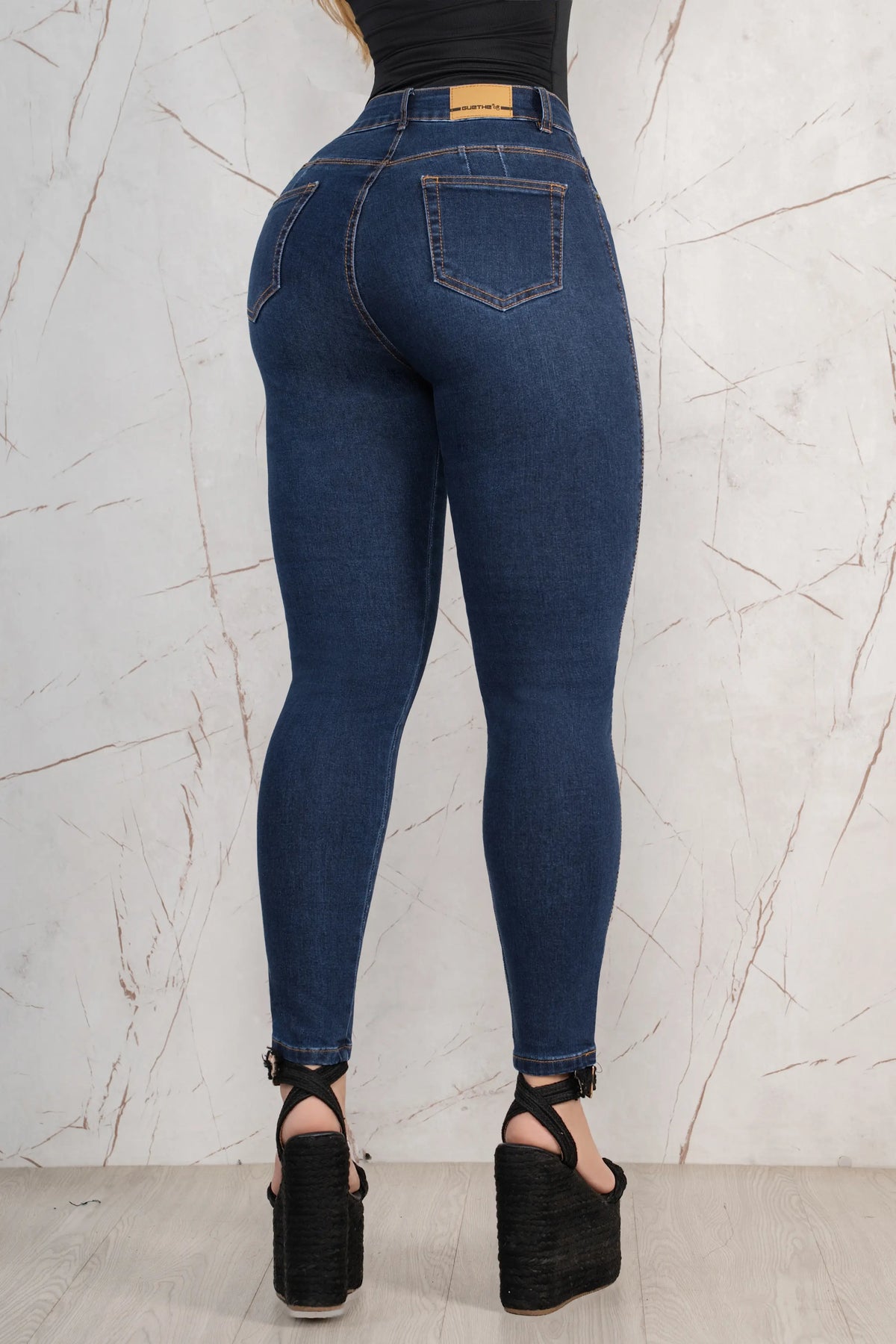 Jeans Skinny Push Up Tiro Alto L6058 - Guethe08 | Fábrica de Jeans