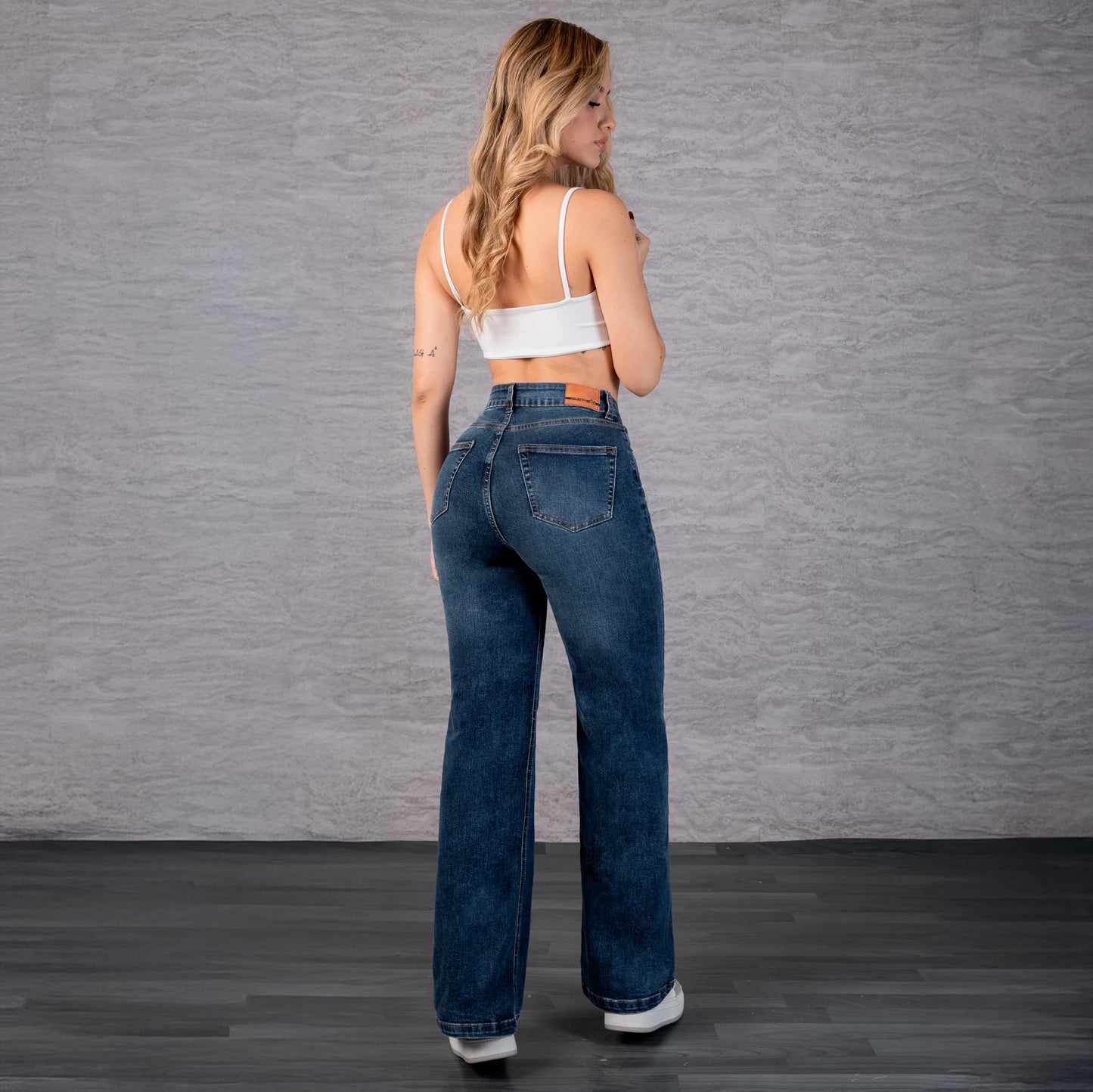 Jeans Bota Recta Strech Mujer L6067