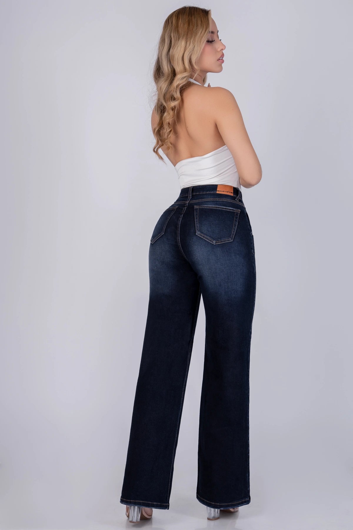 Jeans Bota Recta Strech Mujer L6069