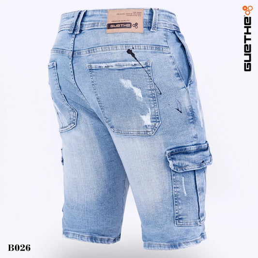 Bermuda Cargo Hombre Chispas B026 - Guethe08 | Fábrica de Jeans