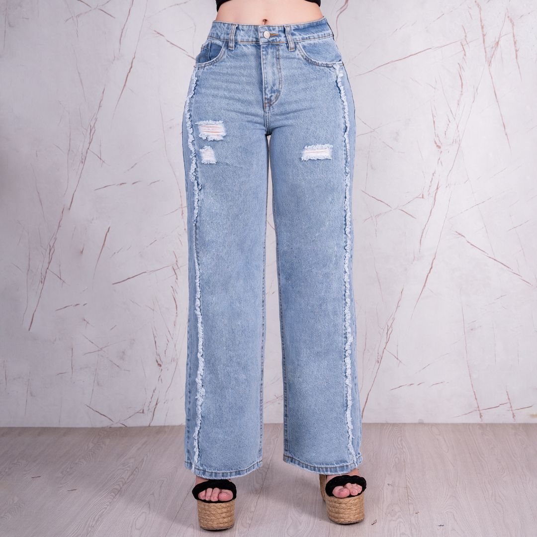 Jeans Bota Recta Rígido Mujer R5036 - Guethe08 | Fábrica de Jeans