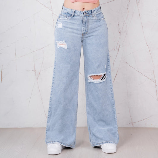 Jeans Bota Recta Rígido Mujer R5046 - Guethe08 | Fábrica de Jeans