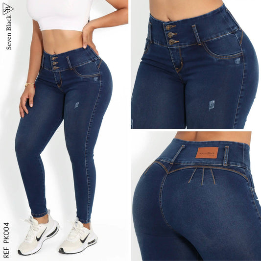 Jeans Mujer Pretina Ancha PK004 - Guethe08 | Fábrica de Jeans