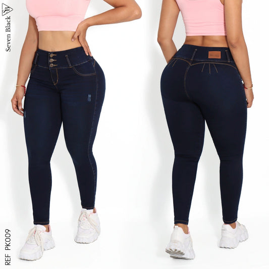 Jeans Mujer Pretina Ancha PK009 - Guethe08 | Fábrica de Jeans