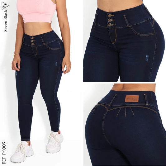 Jeans Mujer Pretina Ancha PK009 - Guethe08 | Fábrica de Jeans