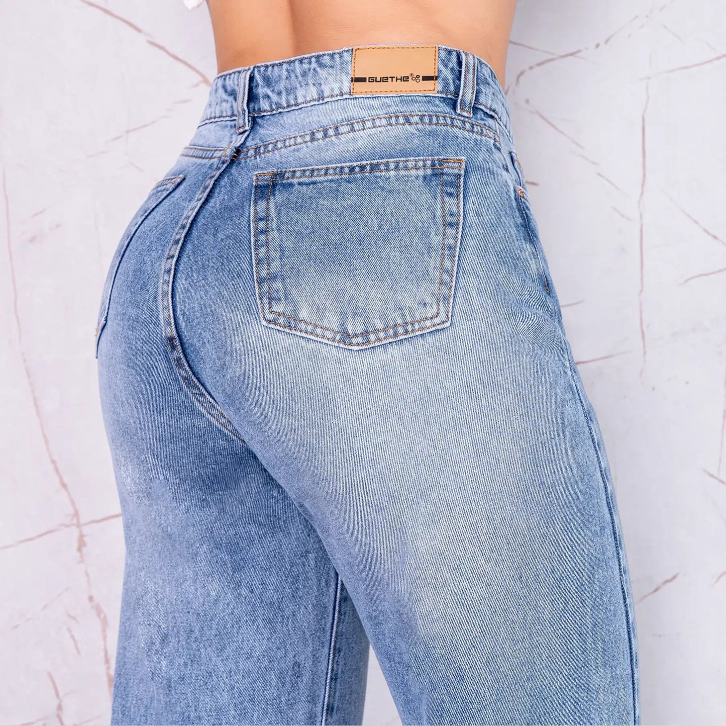 Jeans Palazzo Rígido Mujer R5021 - Guethe08 | Fábrica de Jeans