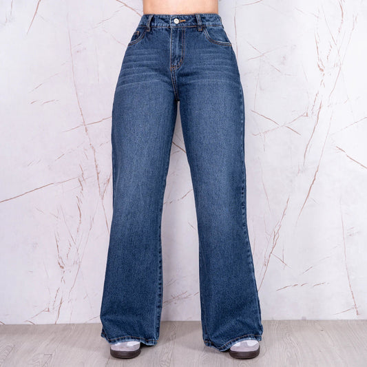 Jeans Palazzo Rígido Mujer R5023 - Guethe08 | Fábrica de Jeans