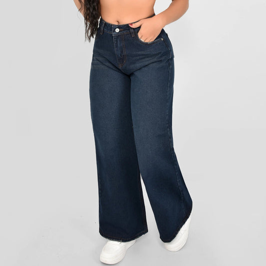 Jeans Palazzo Rígido Mujer R5025 - Guethe08 | Fábrica de Jeans