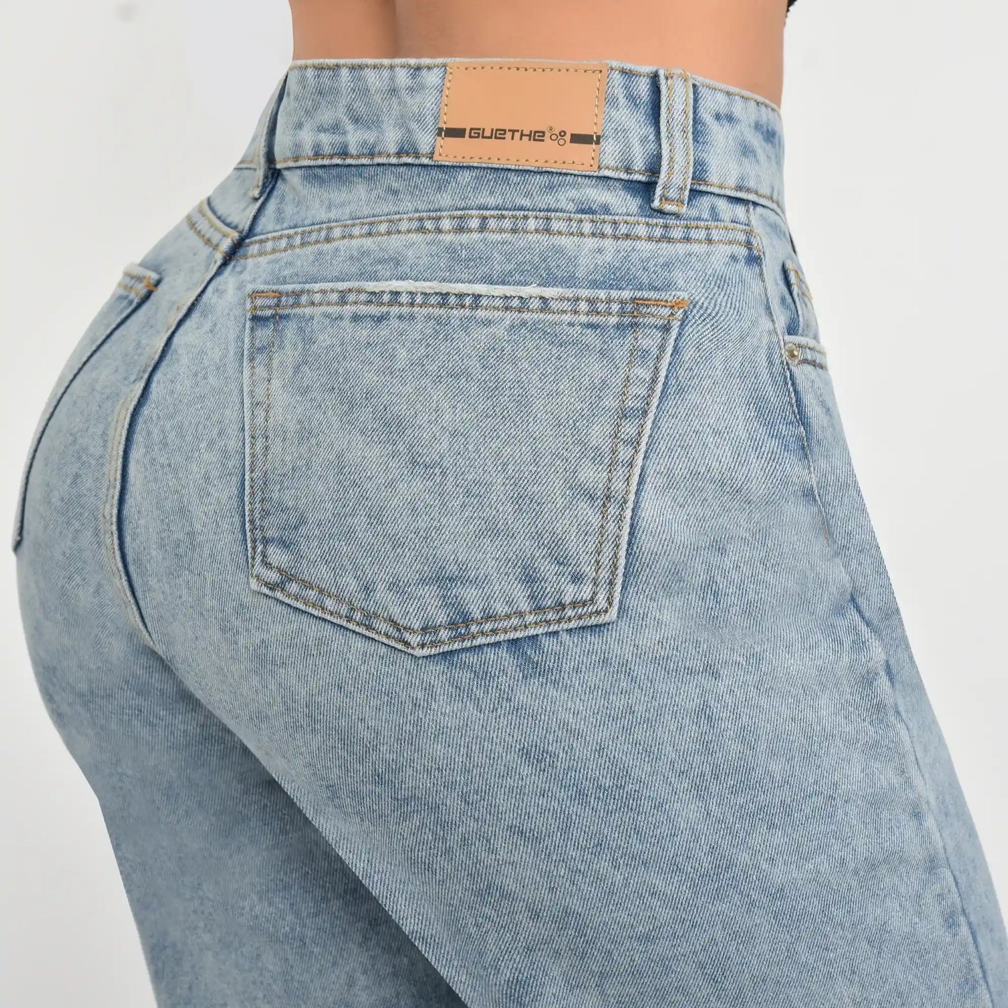 Jeans Palazzo Rígido Mujer R5028 - Guethe08 | Fábrica de Jeans
