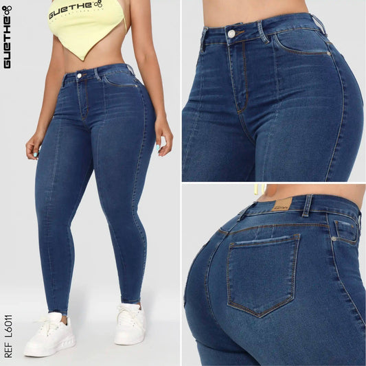 Jeans Push Up Mujer L6011 - Guethe08 | Fábrica de Jeans
