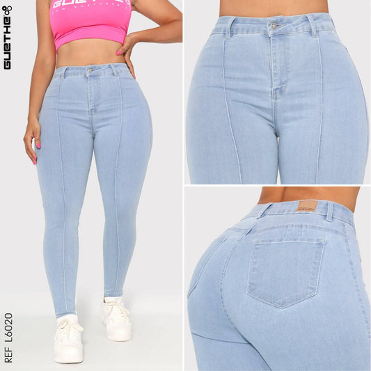 Jeans Push Up Mujer L6020 - Guethe08 | Fábrica de Jeans