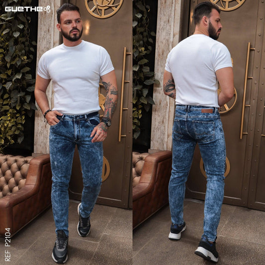 Jeans Skinny Caballero Clásico P2104 - Guethe08 | Fábrica de Jeans