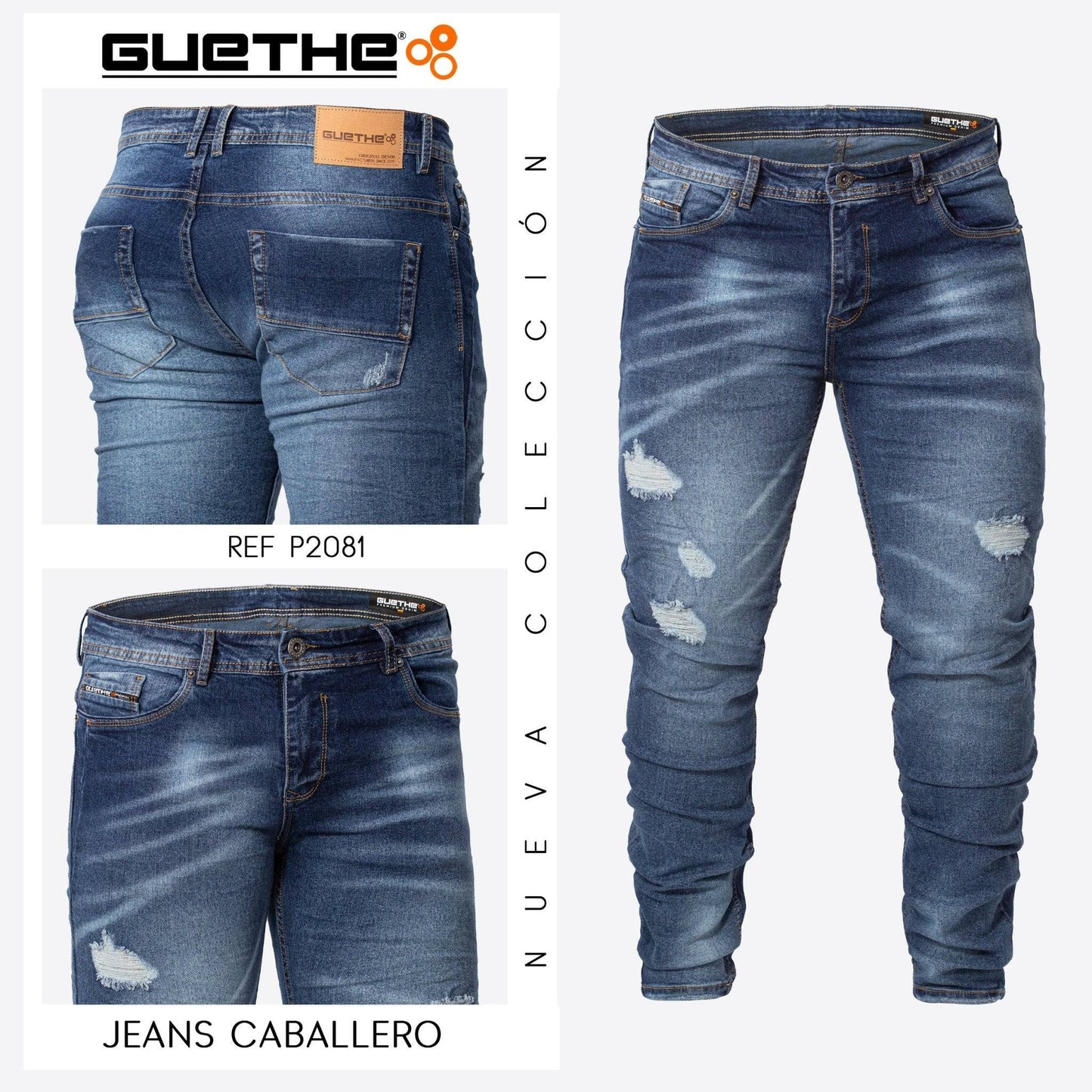 Jeans Skinny Caballero P2081 - Guethe08 | Fábrica de Jeans
