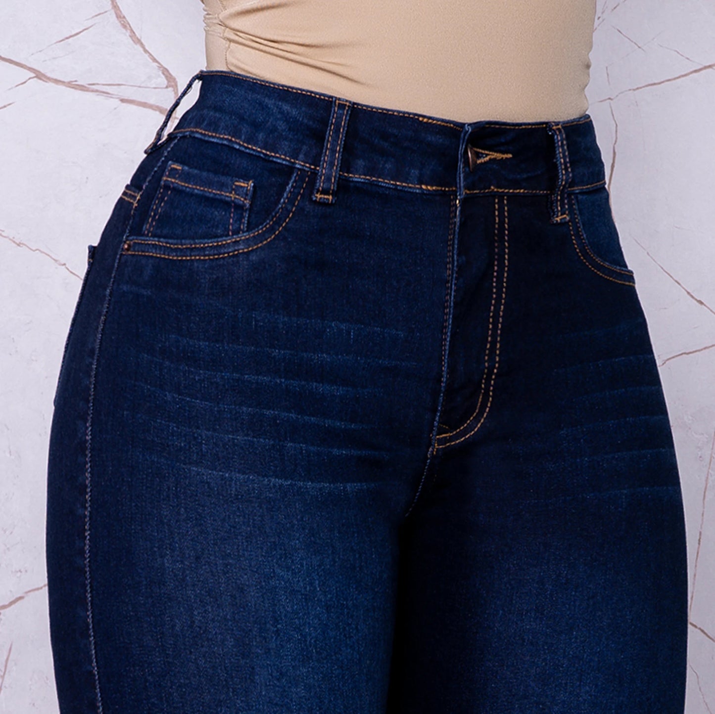 Jeans Skinny Push Up Tiro Alto L6051 - Guethe08 | Fábrica de Jeans