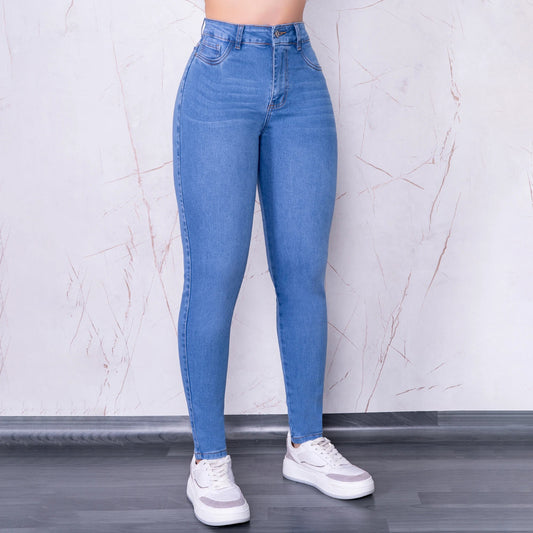 Jeans Skinny Push Up Tiro Alto L6053 - Guethe08 | Fábrica de Jeans