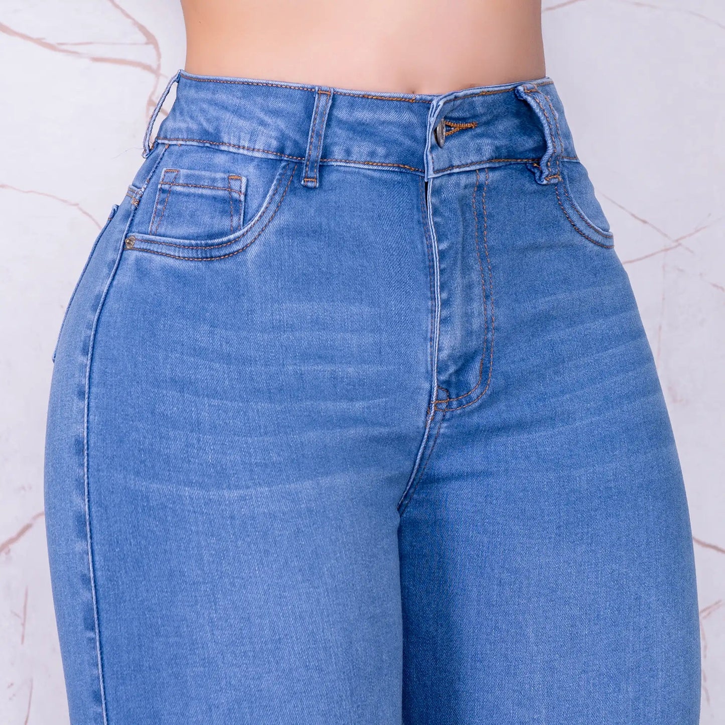 Jeans Skinny Push Up Tiro Alto L6053 - Guethe08 | Fábrica de Jeans