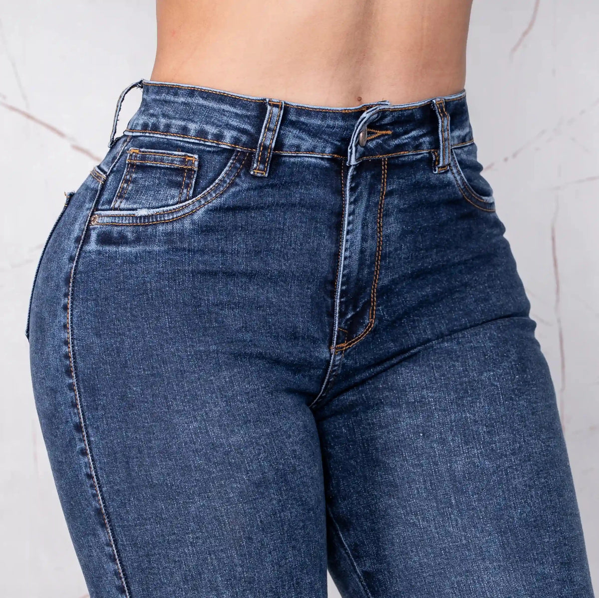 Jeans Skinny Push Up Tiro Alto L6054 - Guethe08 | Fábrica de Jeans