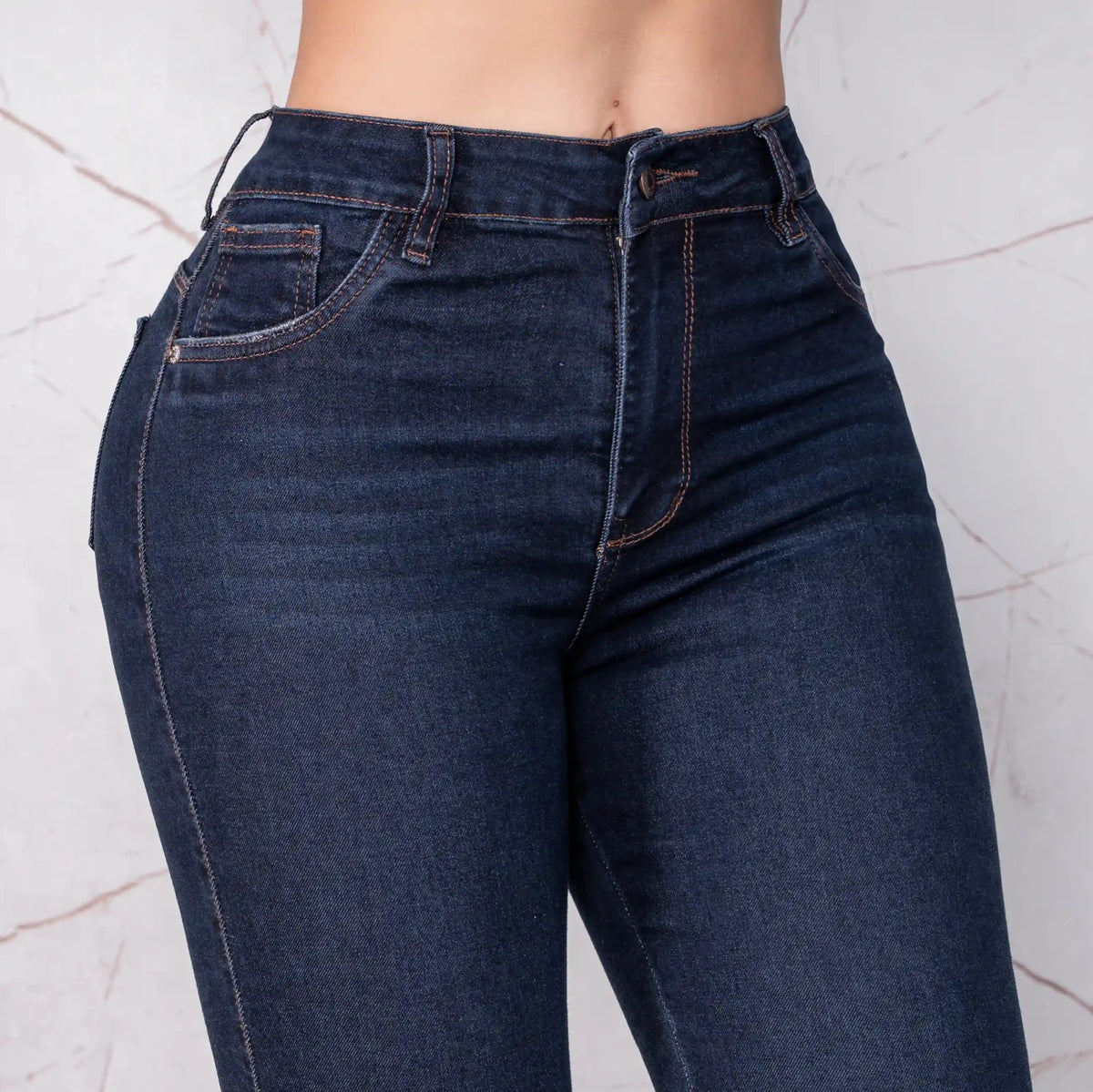 Jeans Skinny Push Up Tiro Alto L6055 - Guethe08 | Fábrica de Jeans