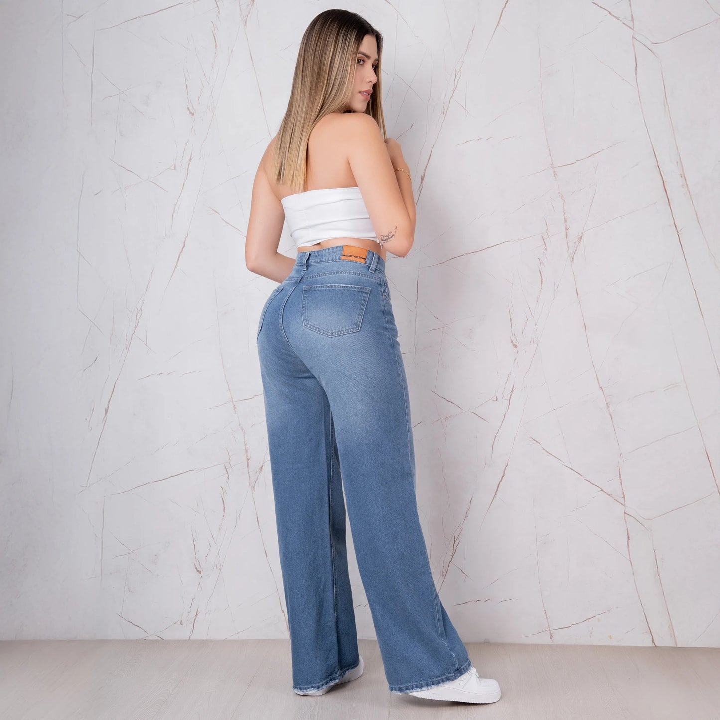 Jeans Bota Recta Rígido Mujer R5043