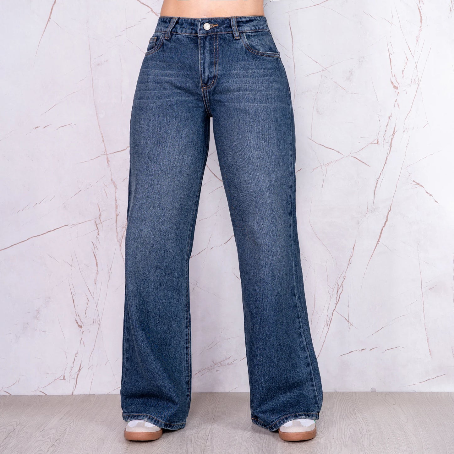 Jeans Palazzo Rigido Mujer R5022