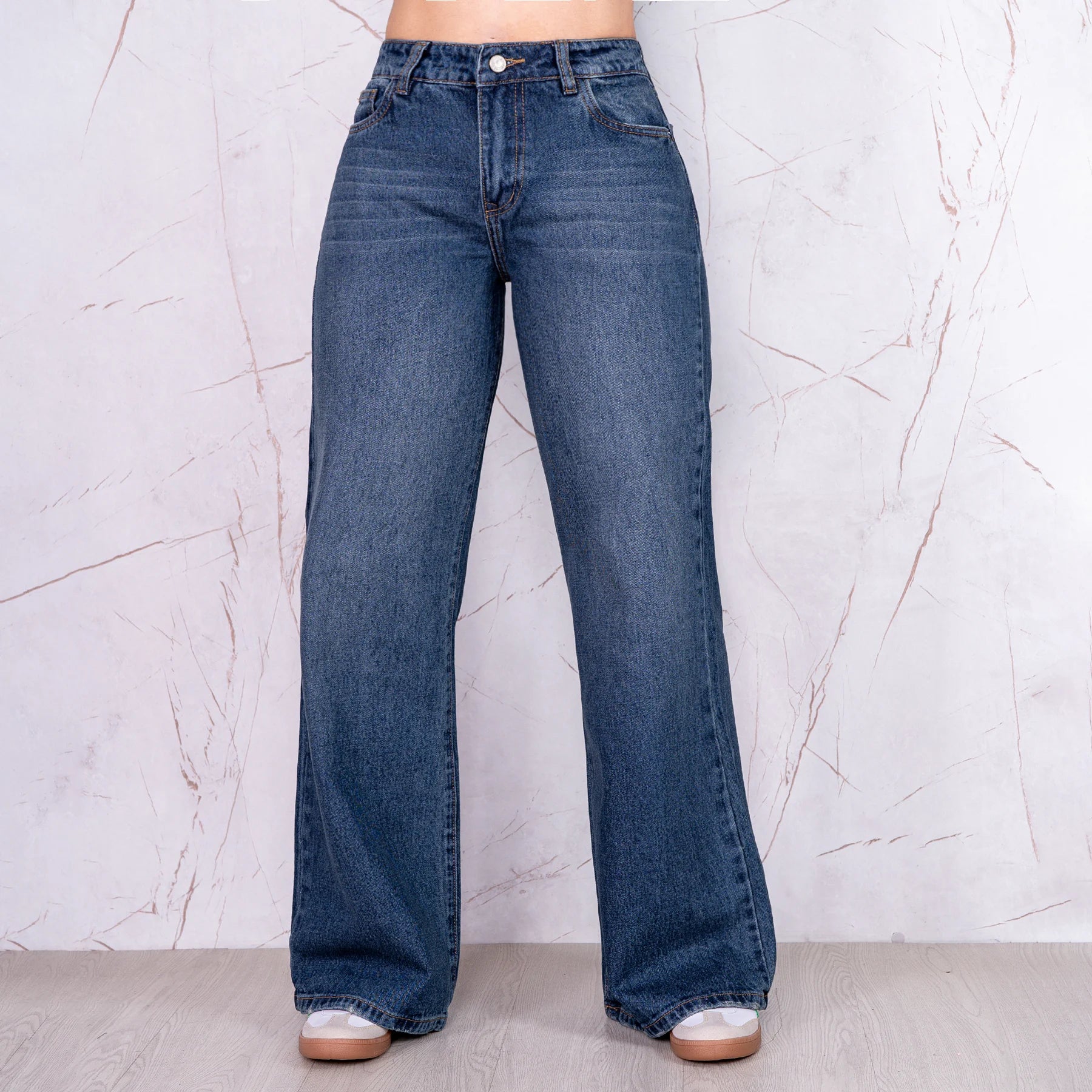 Jeans Palazzo Rigido Mujer R5022