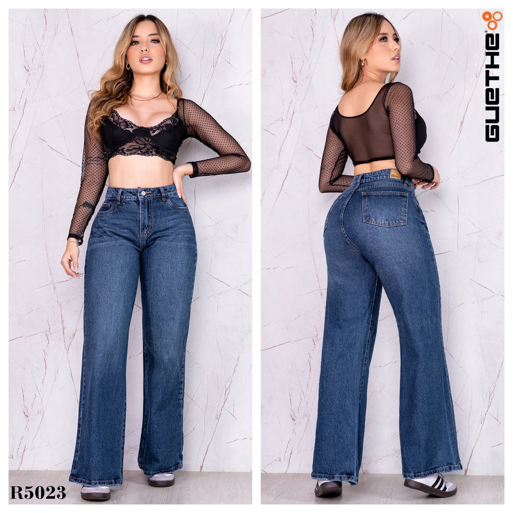 Jeans Palazzo Rigido Mujer R5023