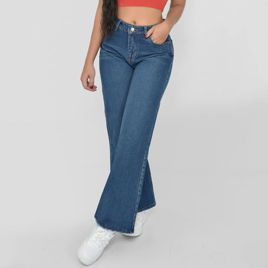 Jeans Palazzo Rigido Mujer R5027