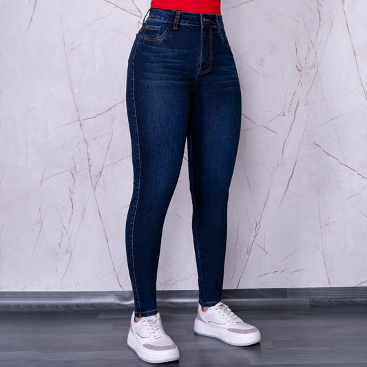 Jeans Skinny Push Up Tiro Alto L6050