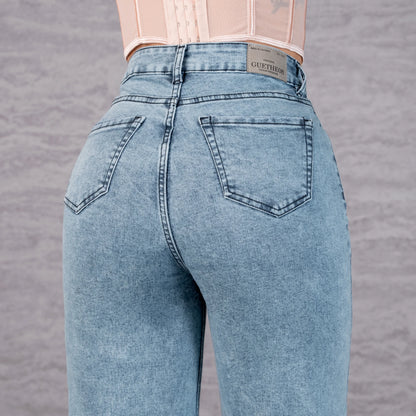 Jeans Bota Recta Strech Mujer L6064