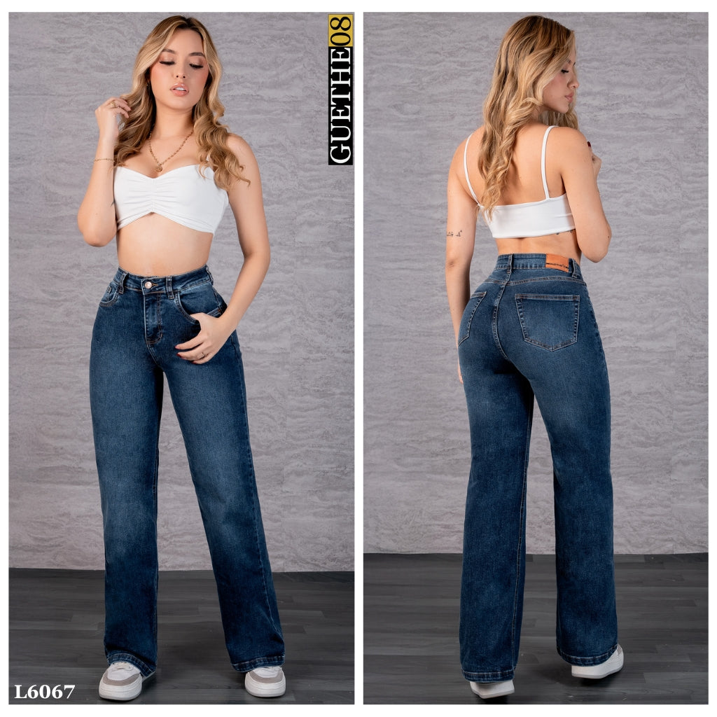 Jeans Bota Recta Strech Mujer L6067