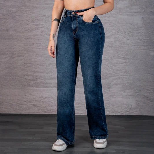 Jeans Bota Recta Strech Mujer L6067