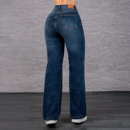Jeans Bota Recta Strech Mujer L6067