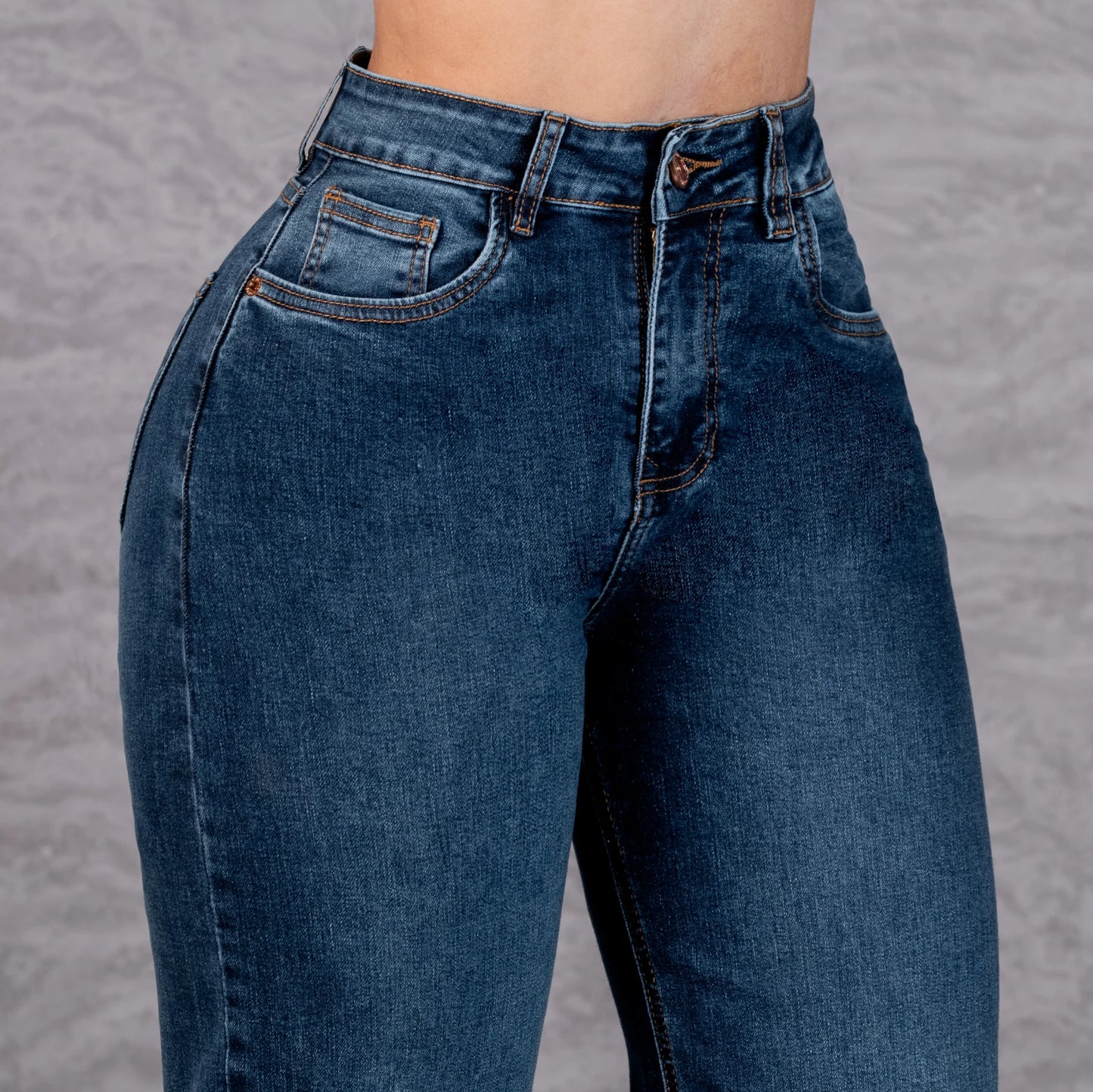 Jeans Bota Recta Strech Mujer L6067