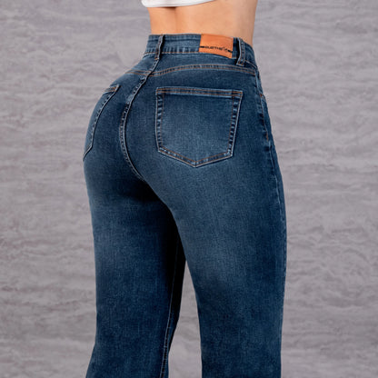 Jeans Bota Recta Strech Mujer L6067