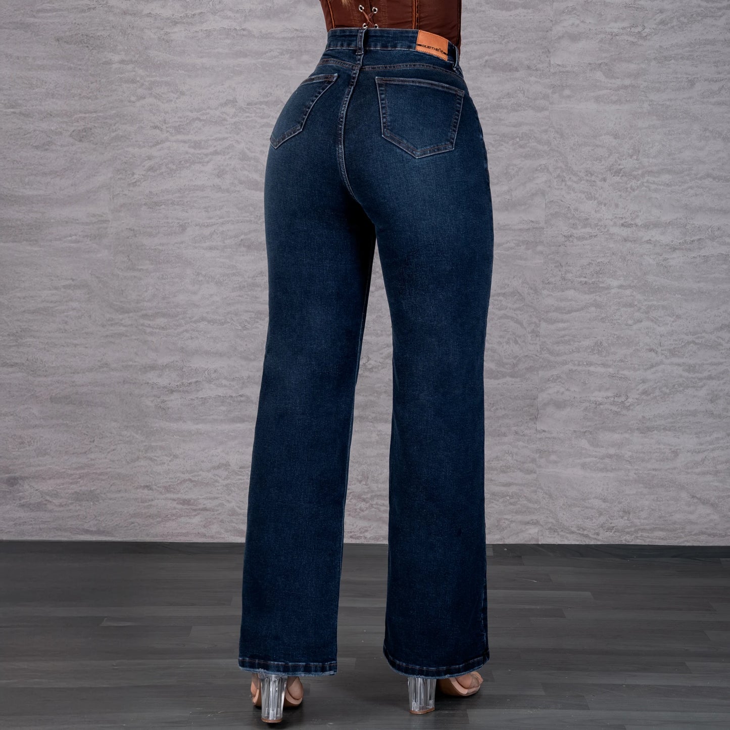 Jeans Bota Recta Strech Mujer L6068
