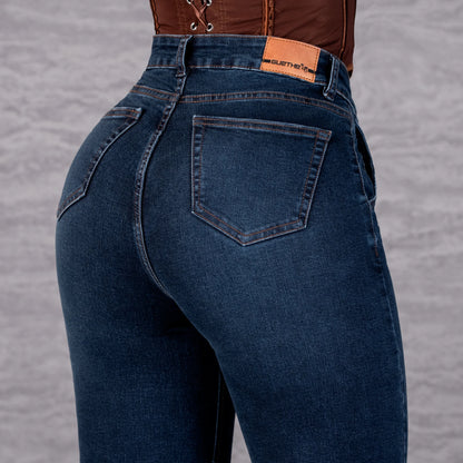 Jeans Bota Recta Strech Mujer L6068
