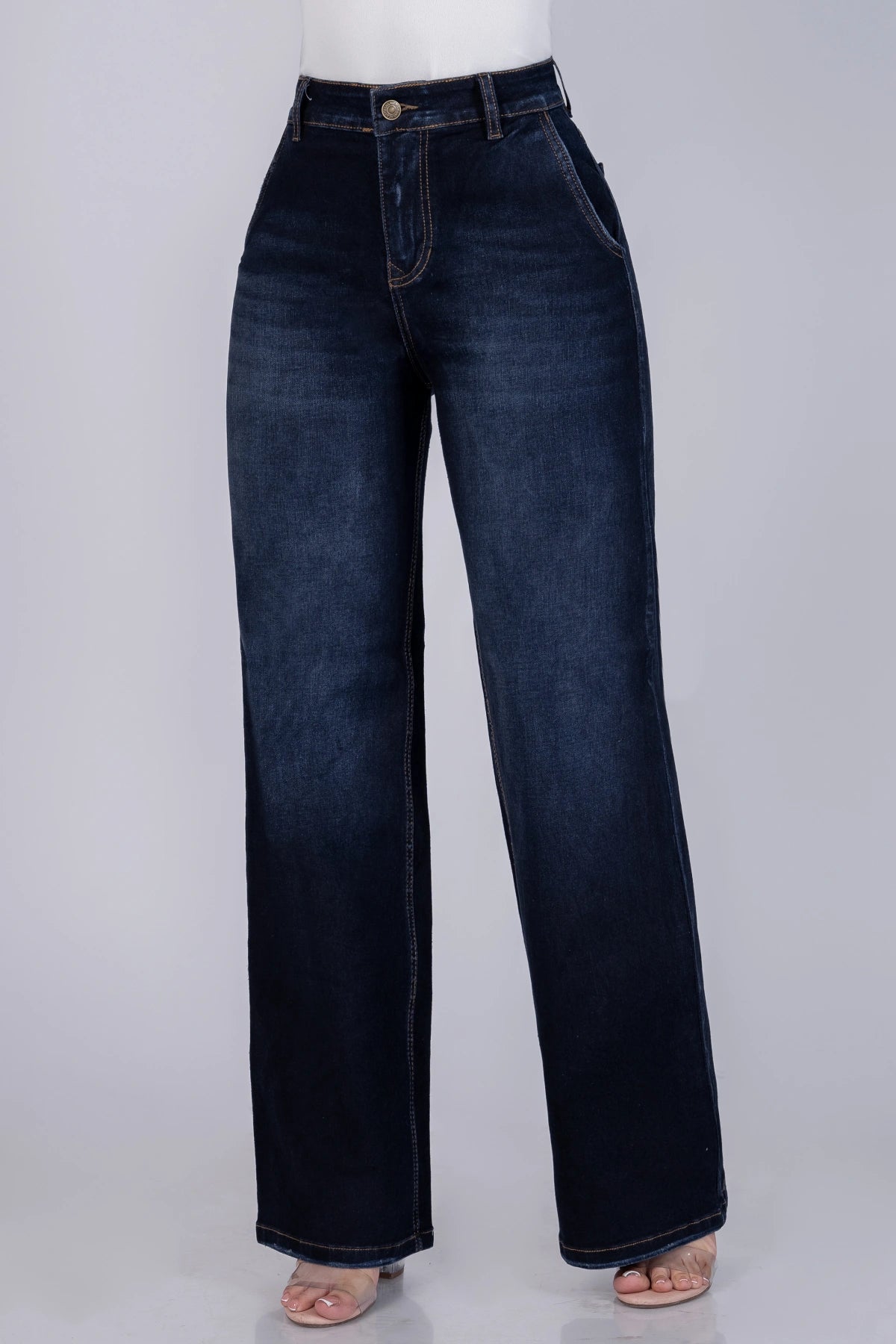 Jeans Bota Recta Strech Mujer L6069