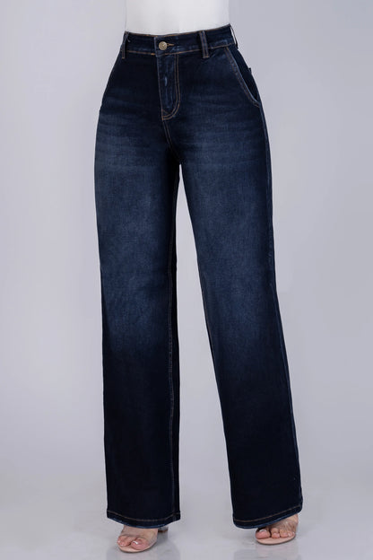 Jeans Bota Recta Strech Mujer L6069