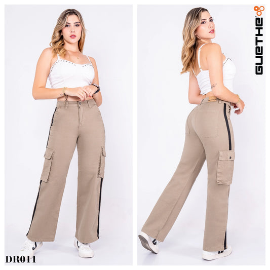 Pantalon Drill Cargo DR011
