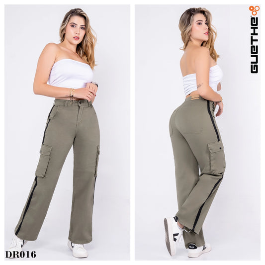 Pantalon Drill Cargo DR016