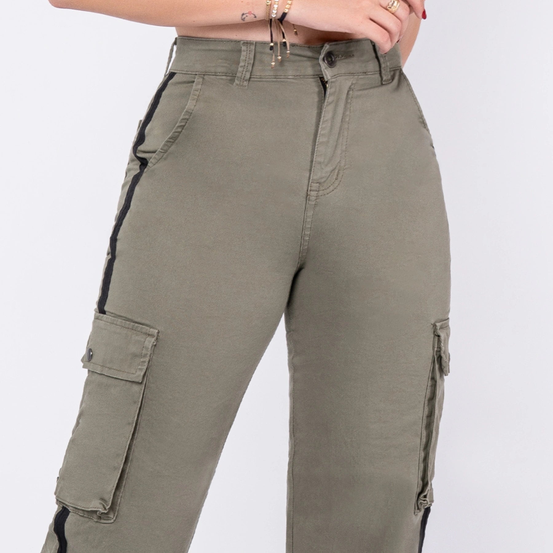 Pantalon Drill Cargo DR016