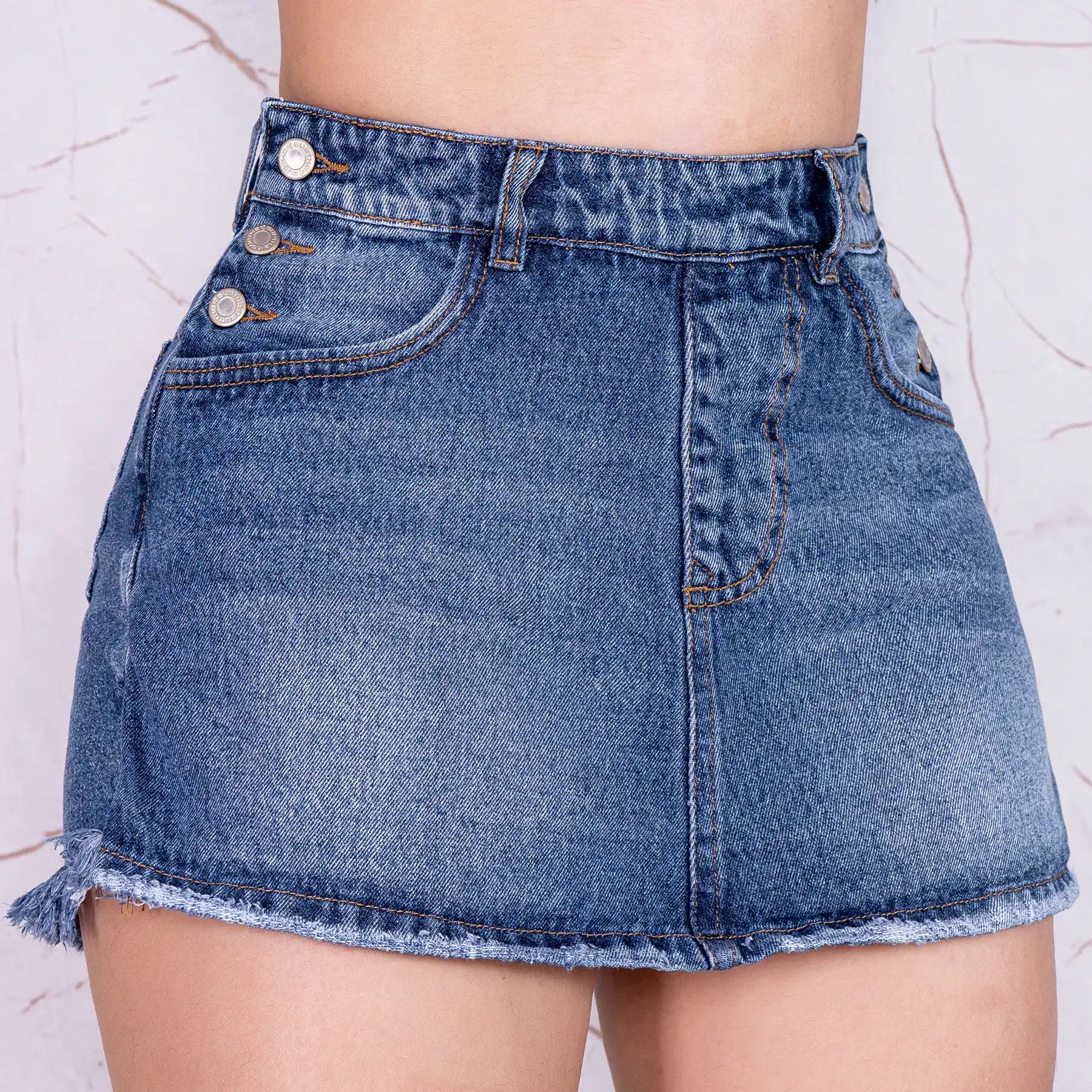 Falda Short Rígido Mujer FS005 – Guethe08 Fábrica de Jeans