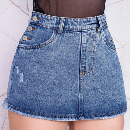 Falda Short Rígido Mujer FS006 - Guethe08 | Fábrica de Jeans