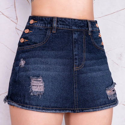 Falda Short Rígido Mujer FS007 - Guethe08 | Fábrica de Jeans