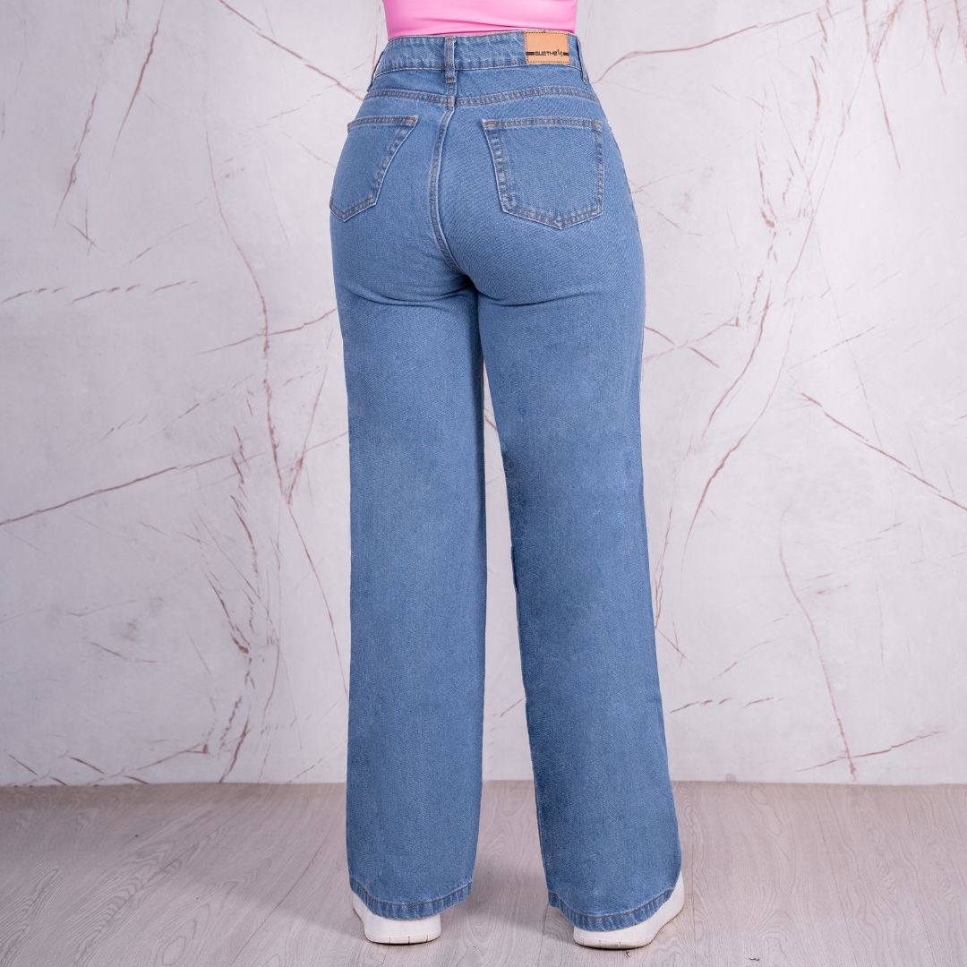 Jeans Bota Recta Rígido Mujer R5038 - Guethe08 | Fábrica de Jeans