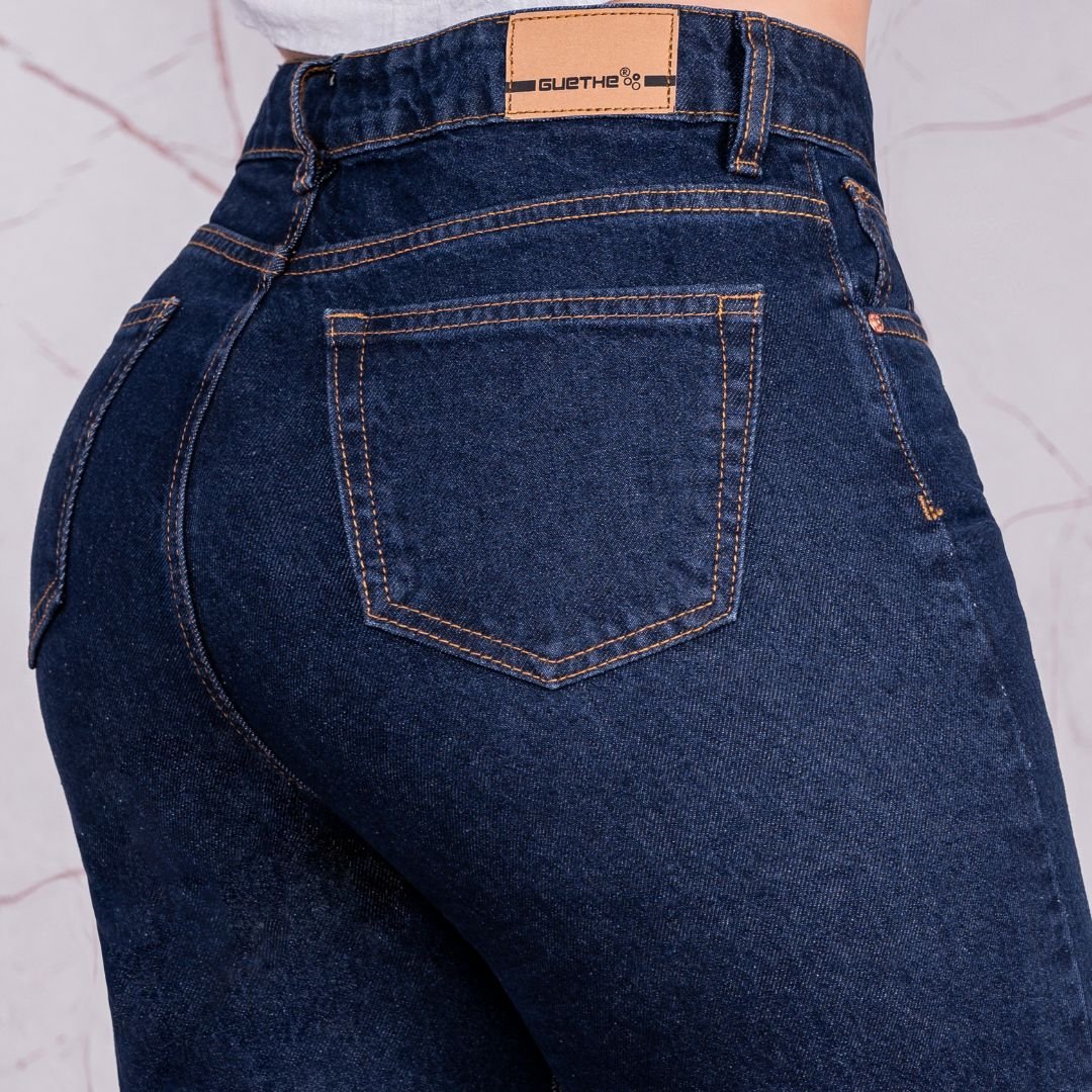 Jeans Bota Recta Rígido Mujer R5032 - Guethe08 | Fábrica de Jeans