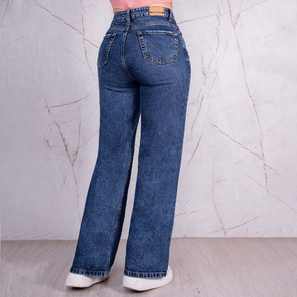 Jeans Bota Recta Rígido Mujer R5033 - Guethe08 | Fábrica de Jeans