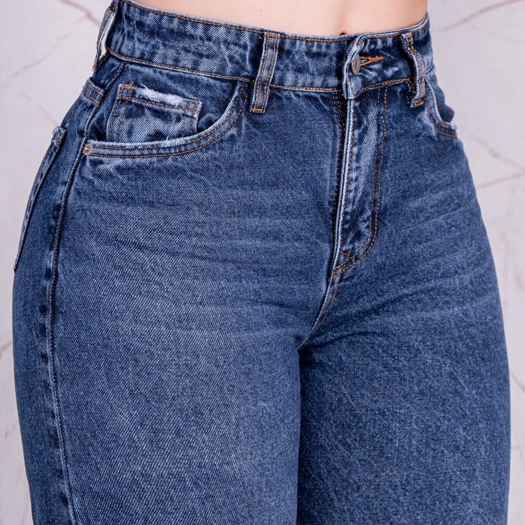 Jeans Bota Recta Rígido Mujer R5033 - Guethe08 | Fábrica de Jeans