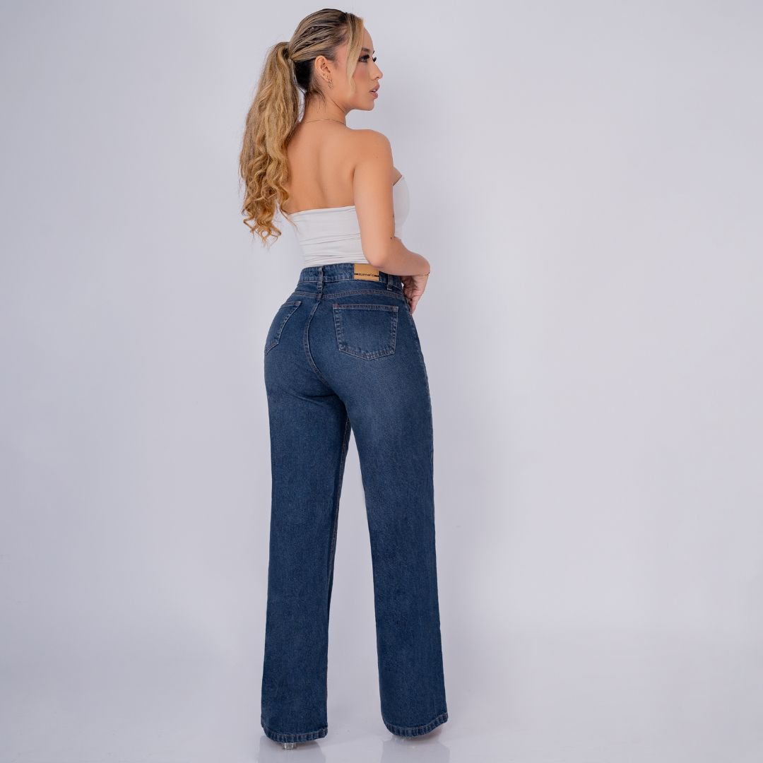 Jeans Bota Recta Rígido Mujer R5034 - Guethe08 | Fábrica de Jeans